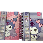 PLANNER CON ESPIRAL KUROMI 17X23CMS