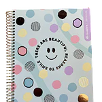 CUADERNO BOOK 120 HOJAS MAT 5MM PASTEL