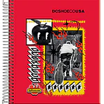 CUADERNO BOOK 150 HOJAS 7MM DC SKATE