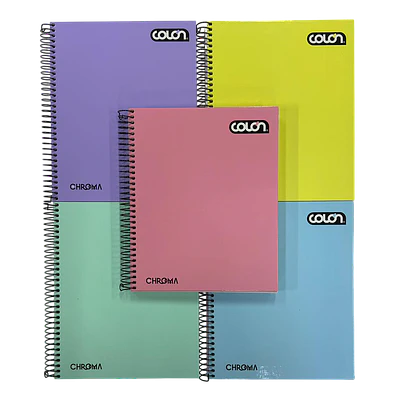 CUADERNO BOOK CHROMA 120 HOJAS 