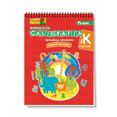 CUADERNO CALIGRAFIA PRE KINDER 64 HOJAS HORIZONTAL
