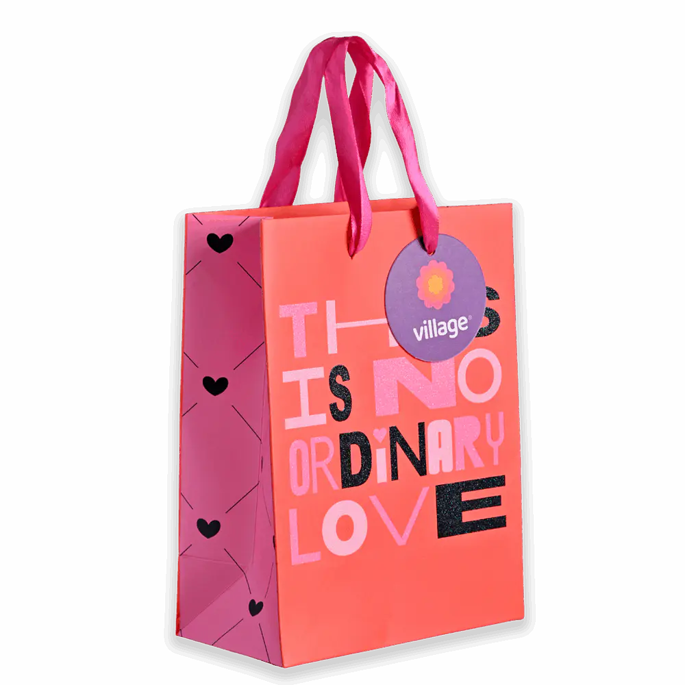 BOLSO DE REGALO AMOR 15X20X8CM 