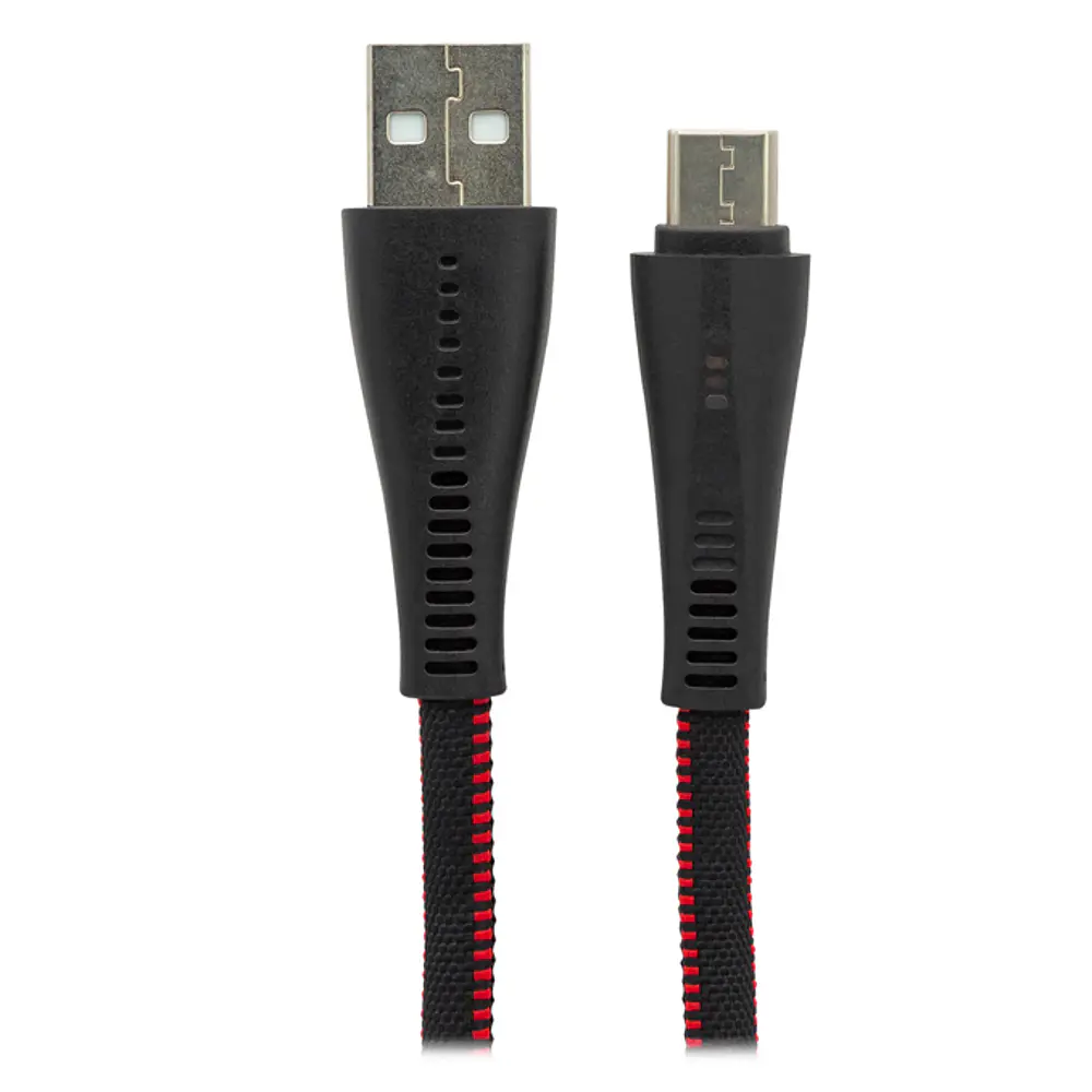 CABLE USB TIPO C CARGA RAPIDA PLANO CON MALLA