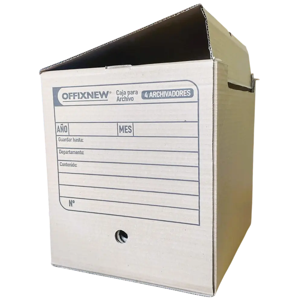 CAJA ARCHIVO 4 ARCHIVADORES