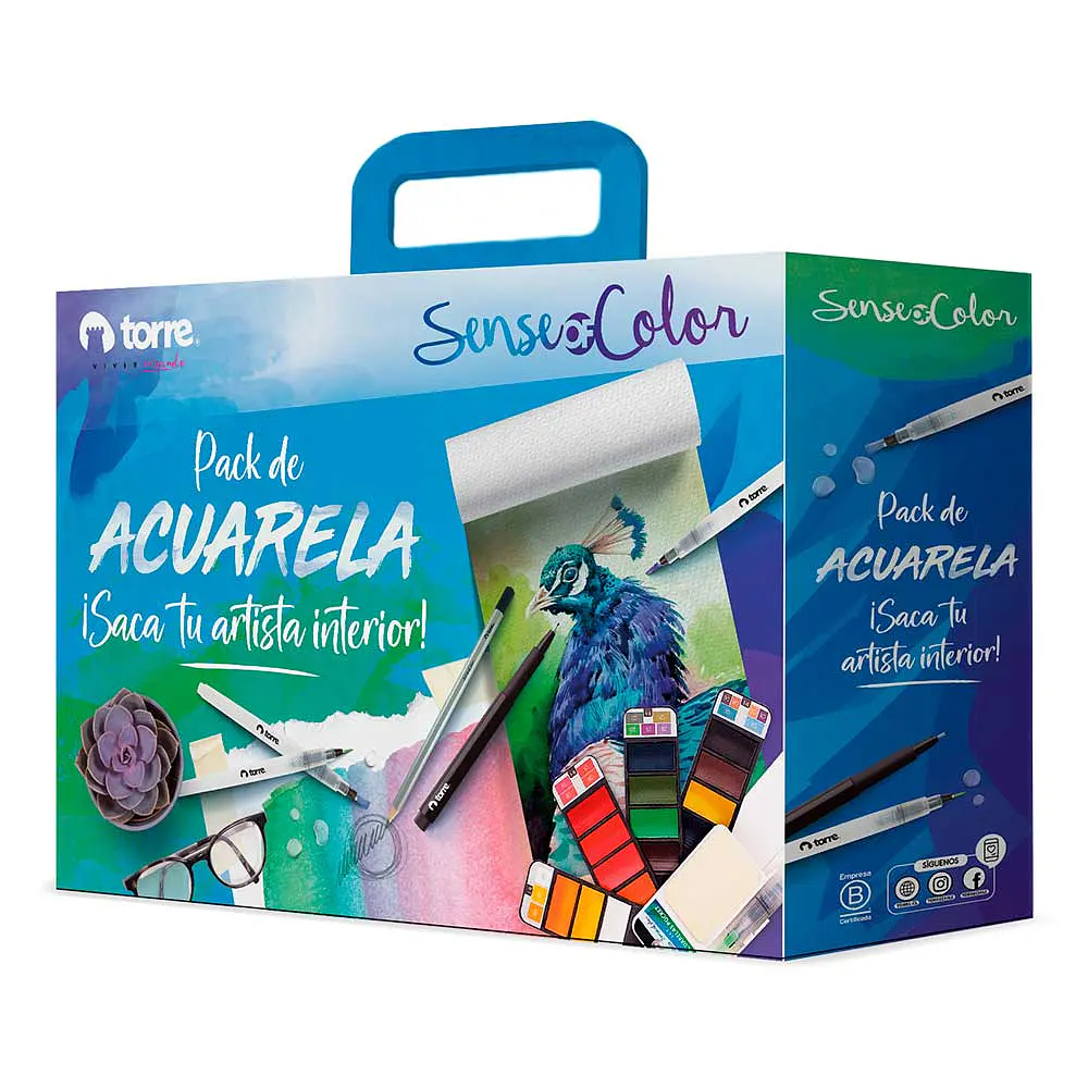 CAJA SENSE OF COLOR ACUARELA