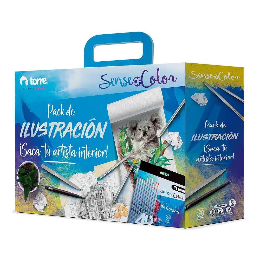 CAJA SENSE OF COLOR ILUSTRACION