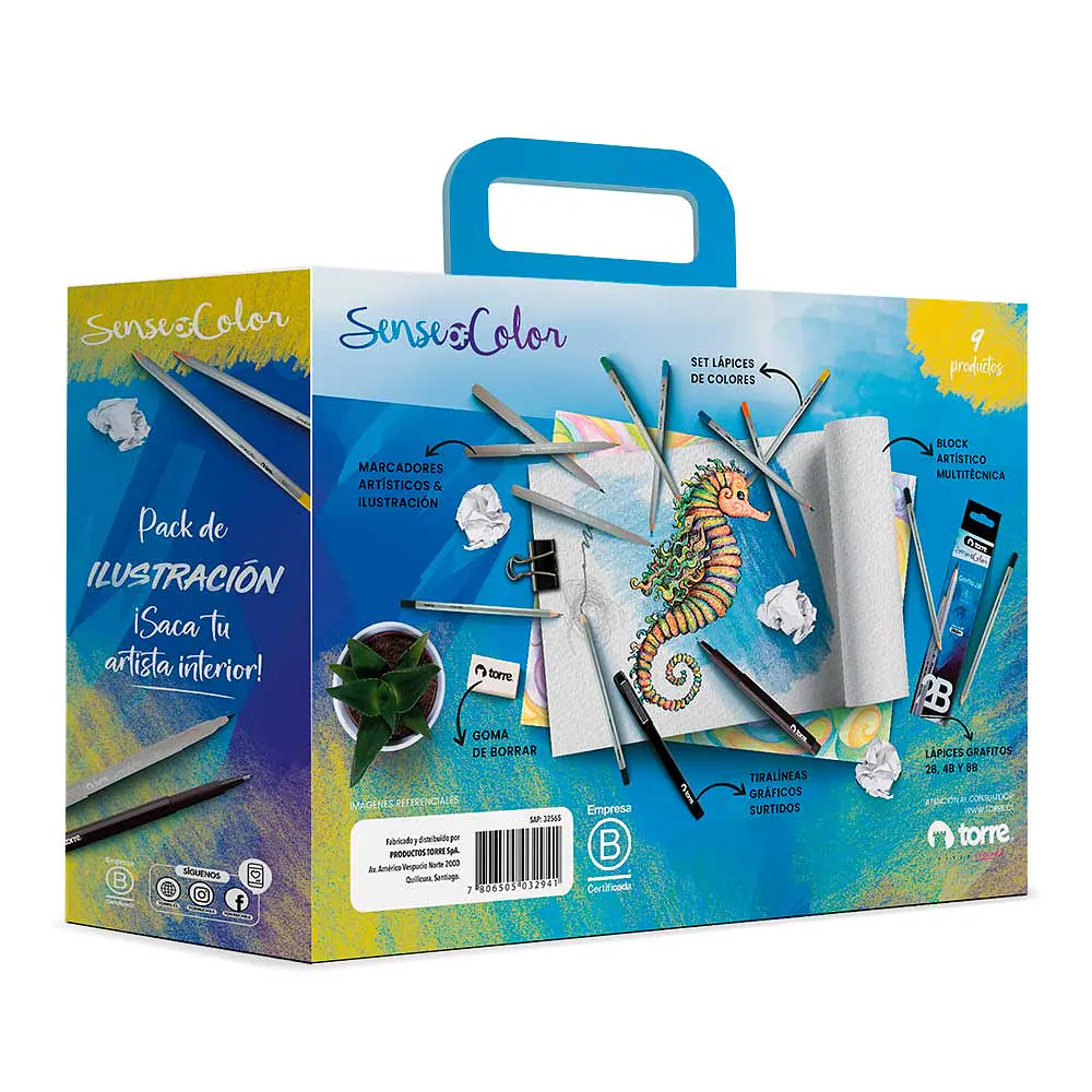 CAJA SENSE OF COLOR ILUSTRACION