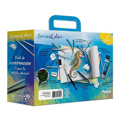 CAJA SENSE OF COLOR ILUSTRACION