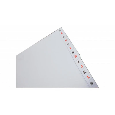 SEPARADOR CARTA 24 POSICIONES A-Z