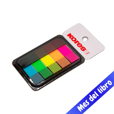 SEPARADOR PAGINAS PFS NEON 5 COLORES 44X12 20 HJS