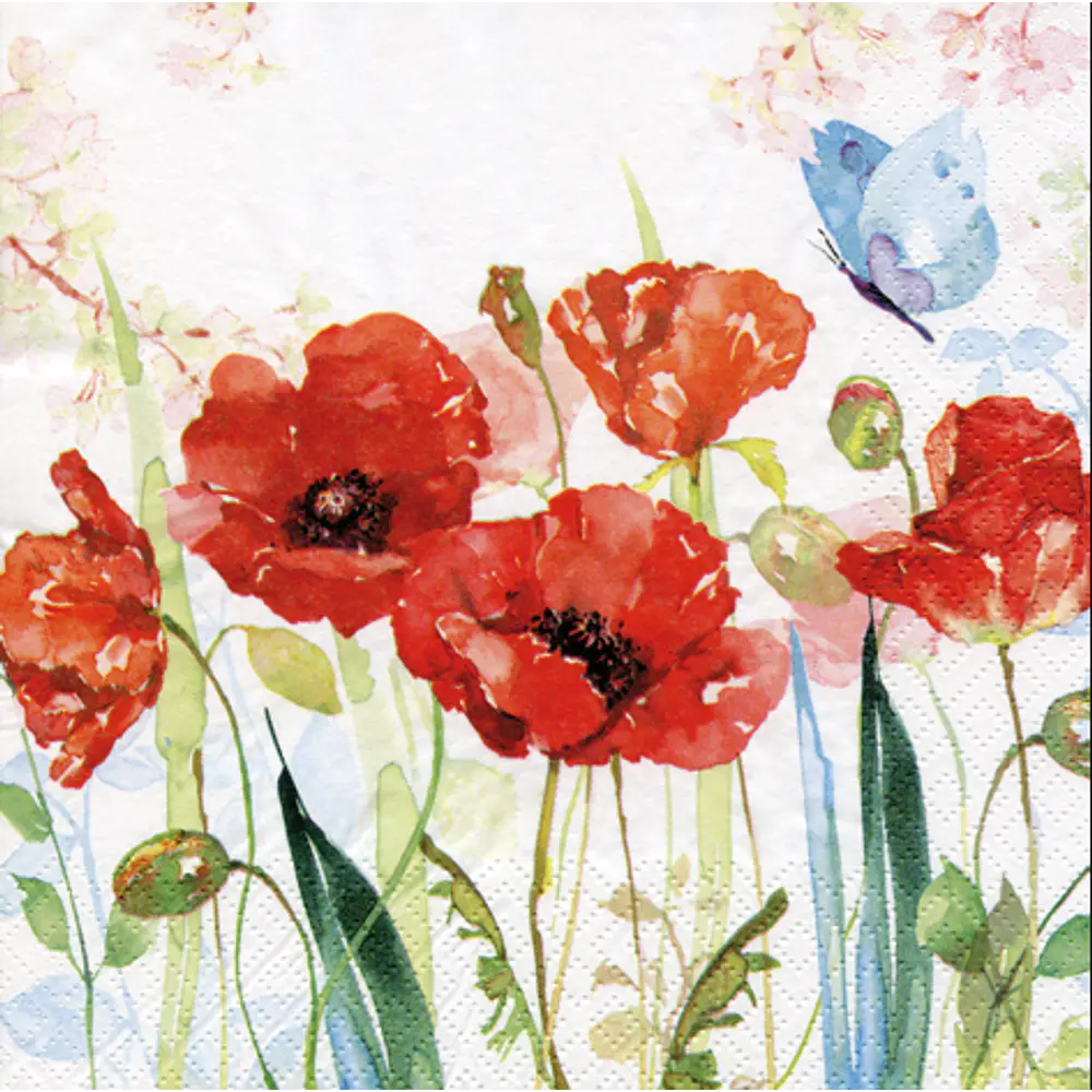 SERVILLETA DECOUPAGE FLORES- DIFERENTES DISEÑOS