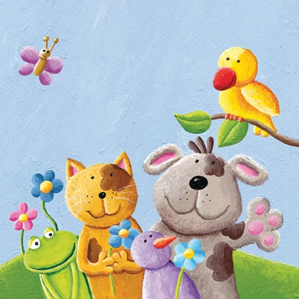 SERVILLETA DECOUPAGE INFANTIL - DIFERENTES DISEÑOS