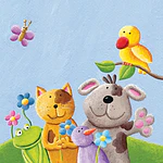 SERVILLETA DECOUPAGE INFANTIL - DIFERENTES DISEÑOS