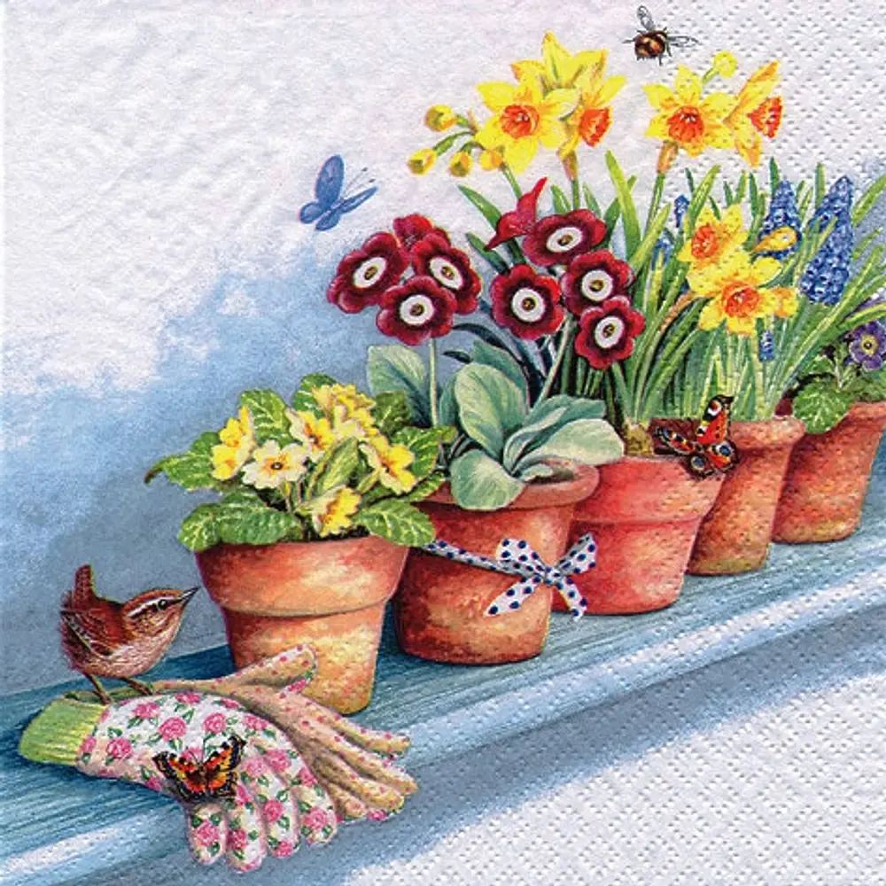SERVILLETA DECOUPAGE FLORES- DIFERENTES DISEÑOS