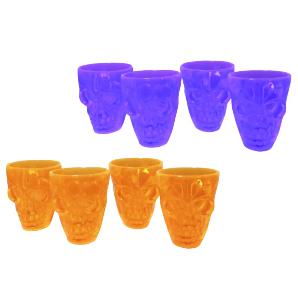 SET 4 VASOS CALAVERA