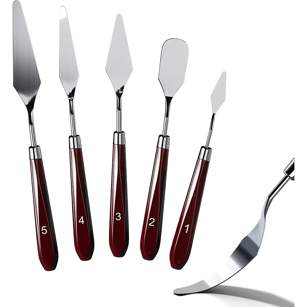 SET 5 ESPATULA PARA PINTAR