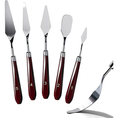 SET 5 ESPATULA PARA PINTAR