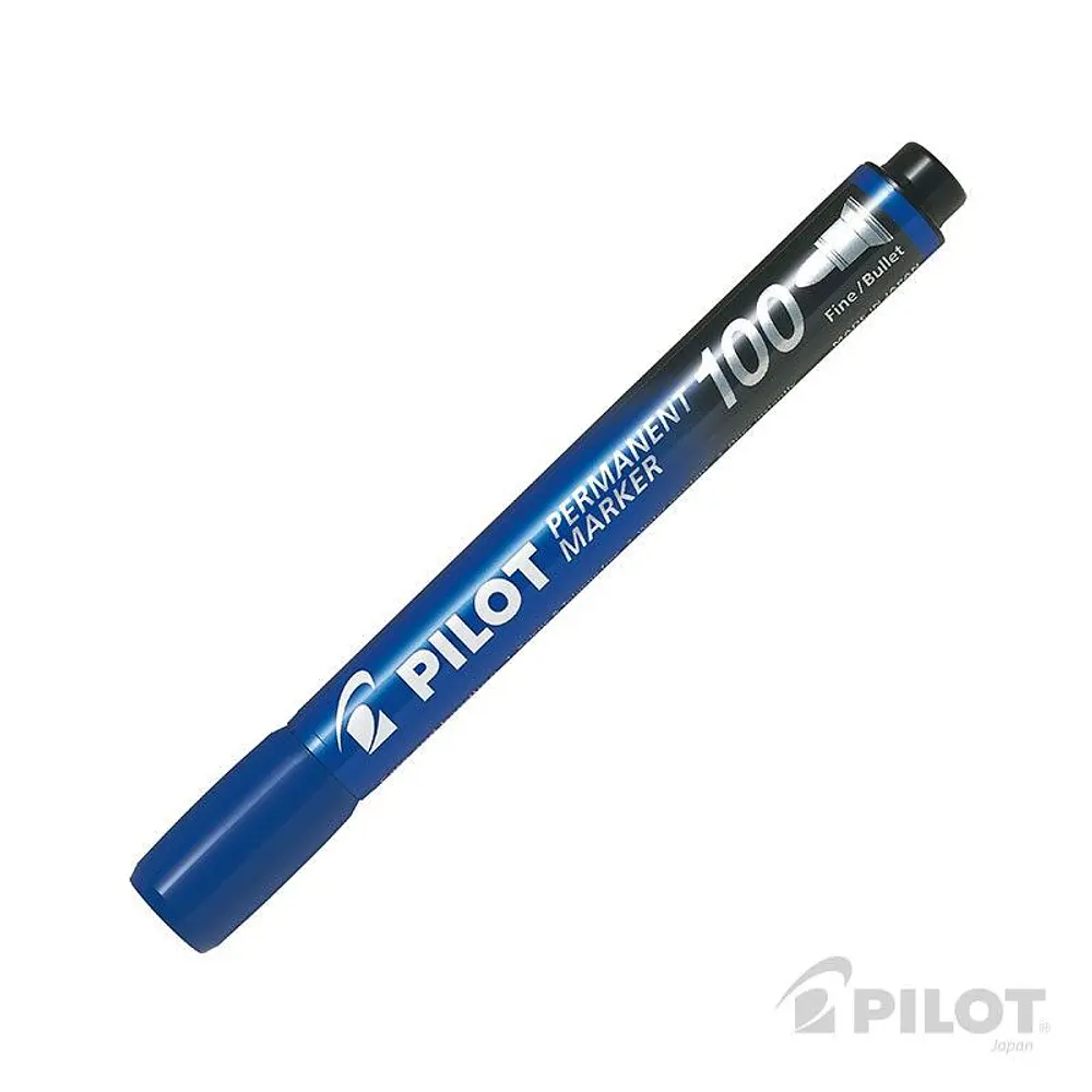 MARCADOR PERMANENTE FINO AZUL 