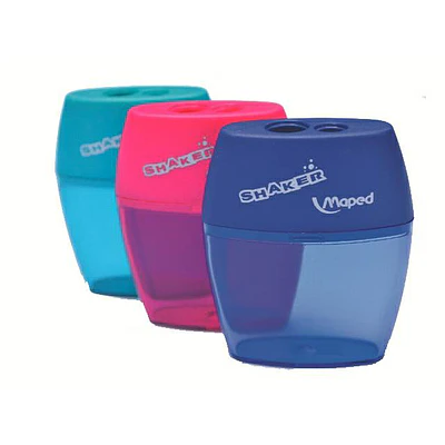 SACAPUNTA PLASTICO SHAKER DOBLE