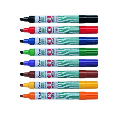 MARCADOR PERMANENTE PUNTA BISELADA - COLORES