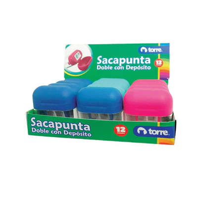 SACAPUNTAS DOBLE DEPOSITO 