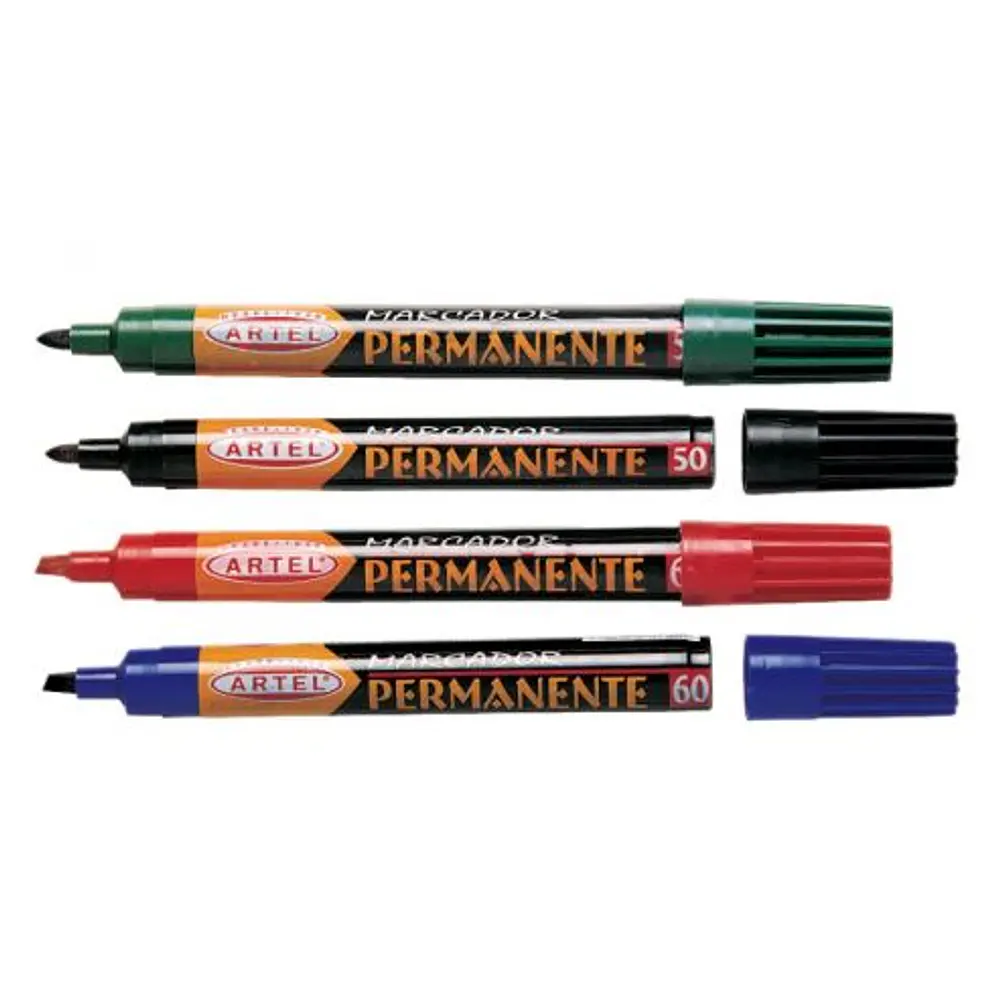 MARCADOR PERMANENTE PUNTA REDONDA - COLORES