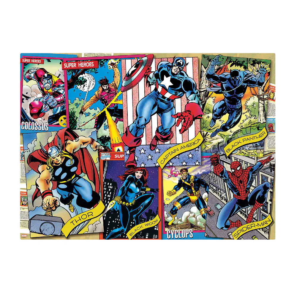 PUZZLE 500 PIEZAS TUBO MARVEL COMICS