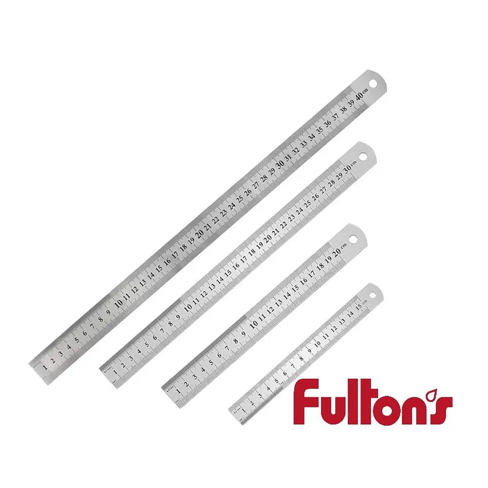 REGLA METAL FULTONS - DIFERENTES MEDIDAS