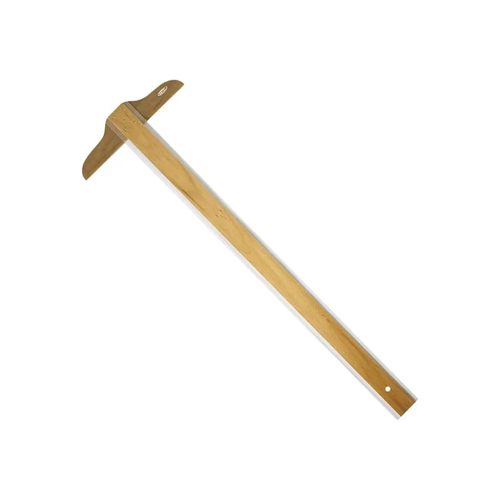 REGLA T FIJA 80CMS. BORDE ACRILICO ARTEL