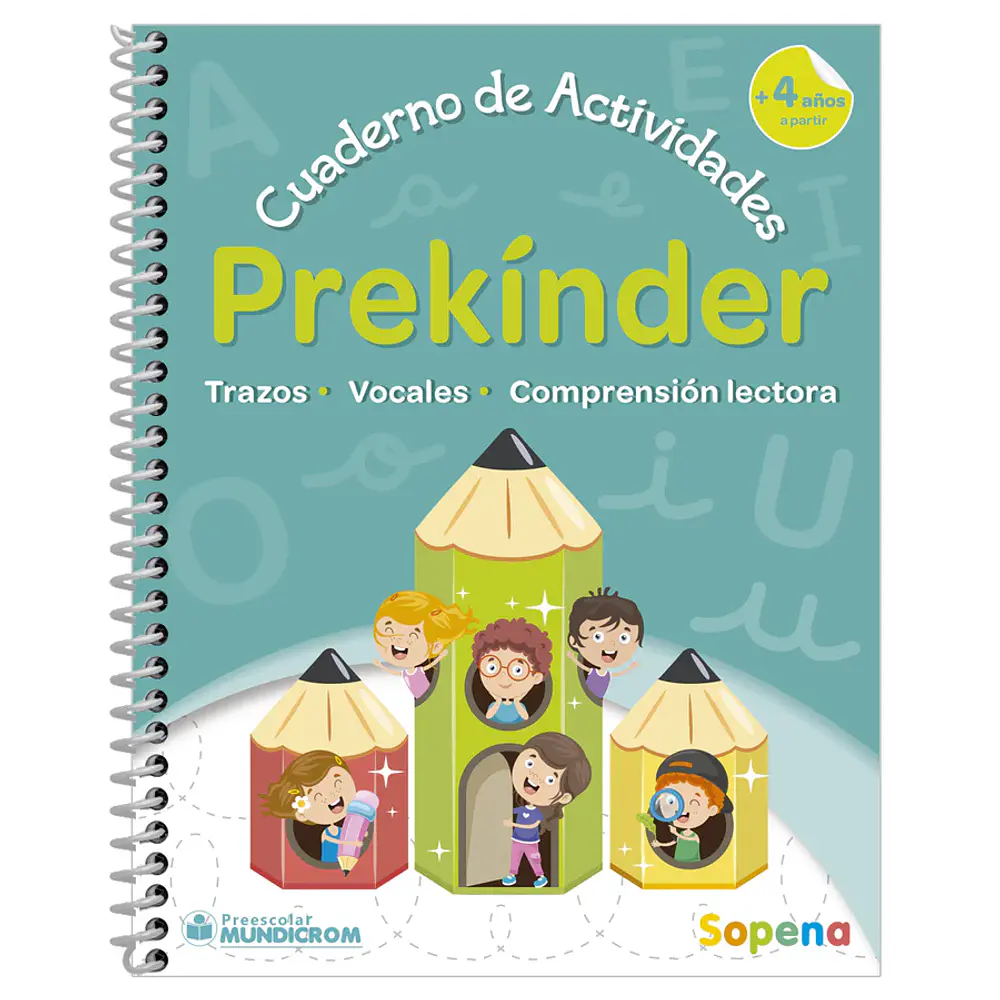 CUADERNO DE ACTIVIDADES PREKINDER. SOPENA