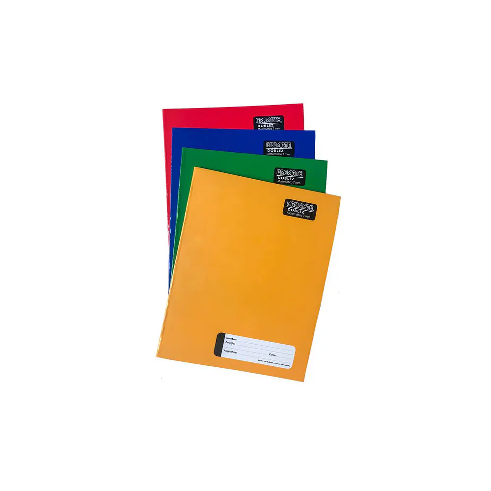 CUADERNO DOBLEZ 40 HOJAS 7MM 