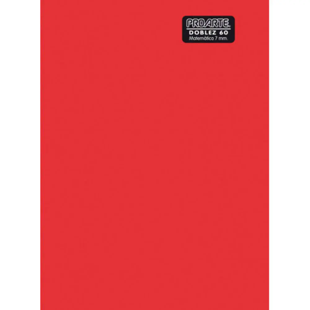CUADERNO DOBLEZ 60 HOJAS 7MM.