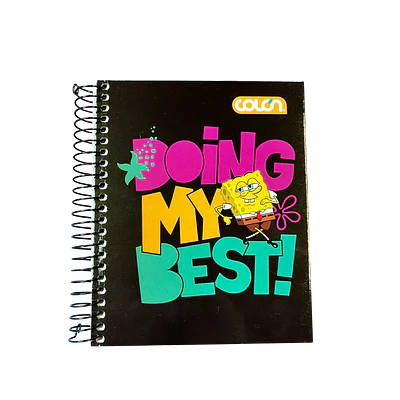 CUADERNO ESPECIAL MINI 90 HOJAS 5MM BOB ESPONJA