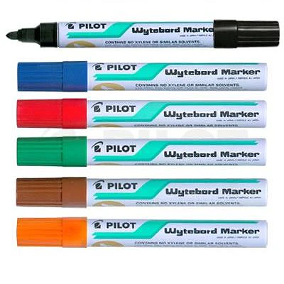 MARCADOR PIZARRA PILOT RECARGABLE PUNTA FINA - DIFERENTES COLORES