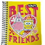 CUADERNO ESPECIAL MINI 90 HOJAS 5MM BOB ESPONJA