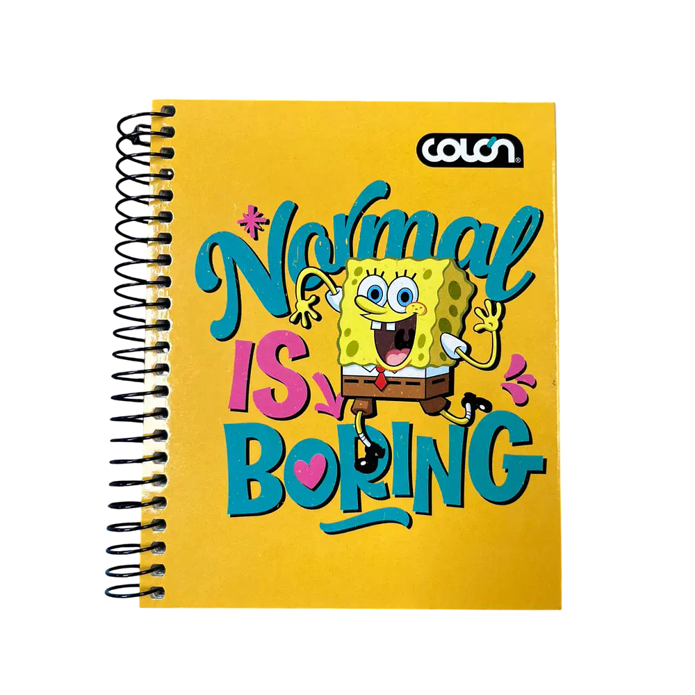 CUADERNO ESPECIAL MINI 90 HOJAS 5MM BOB ESPONJA