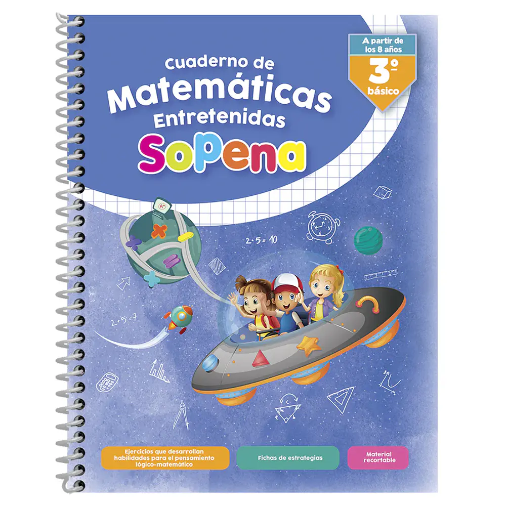  CUADERNO MATEMATICAS ENTRETENIDAS 3 SOPENA