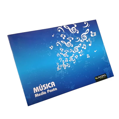 CUADERNO MUSICA MEDIA PAUTA 10HJS