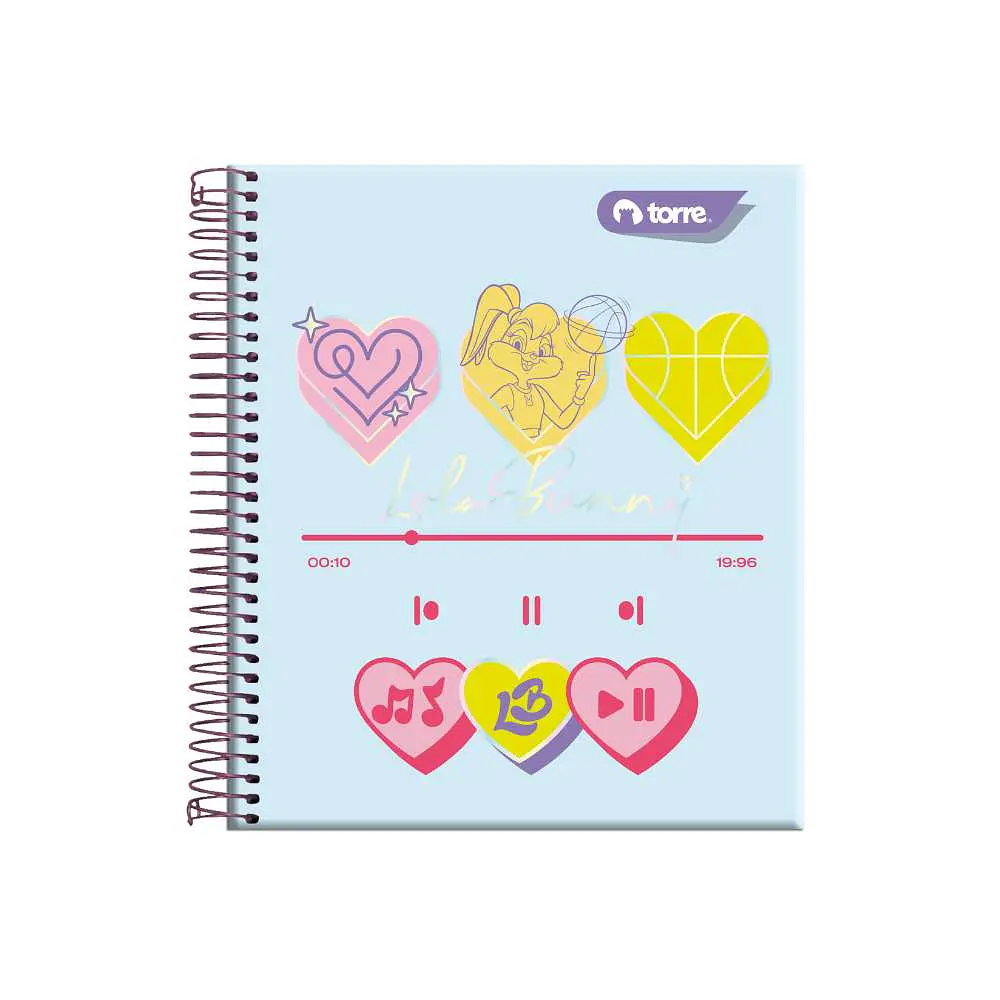 CUADERNO POCKET LOLA BUNNY 5MM 90 HOJAS