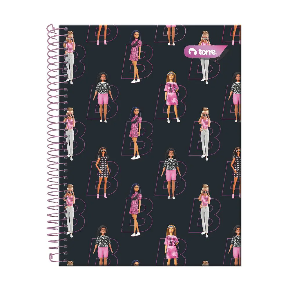 CUADERNO TOP 120 HOJAS 7MM BARBIE