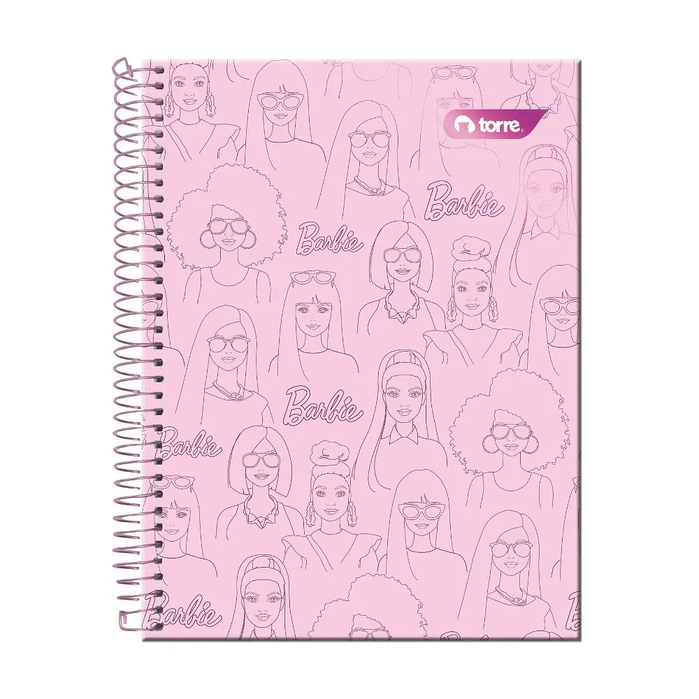 CUADERNO TOP 120 HOJAS 7MM BARBIE