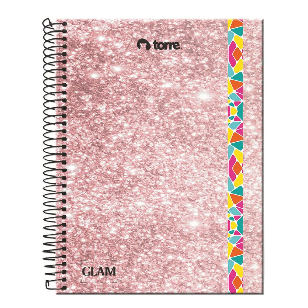 CUADERNO TOP 120 HOJAS 7MM GLAM