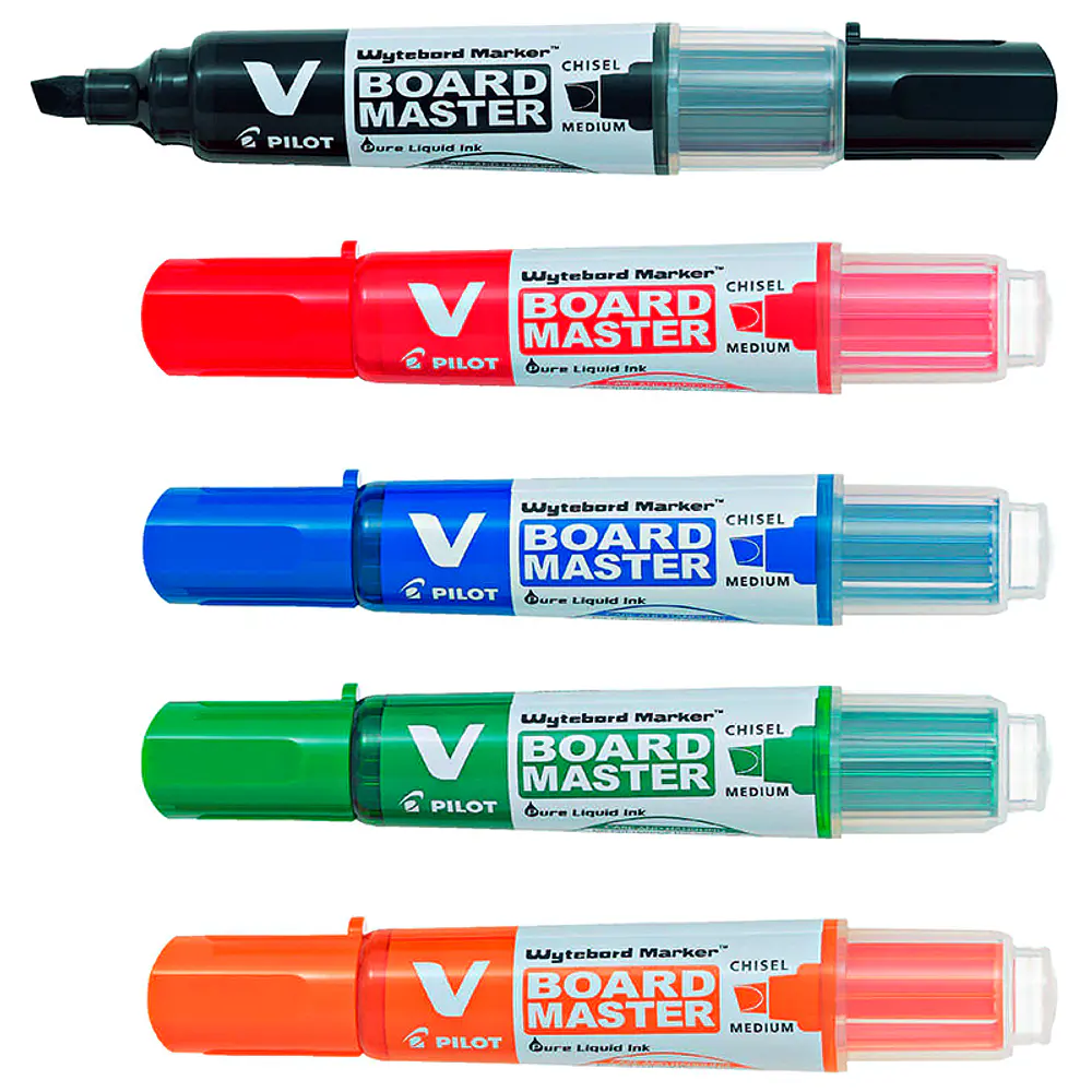 MARCADOR PIZARRA VBOARD MASTER BISELADOS - DIFERENTES COLORES