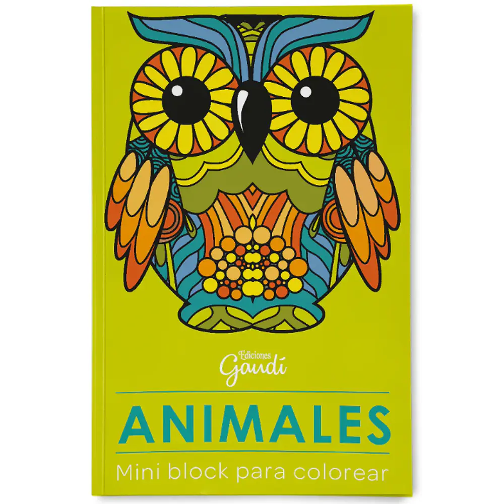MINI BLOCK DE COLOREAR - ANIMALES
