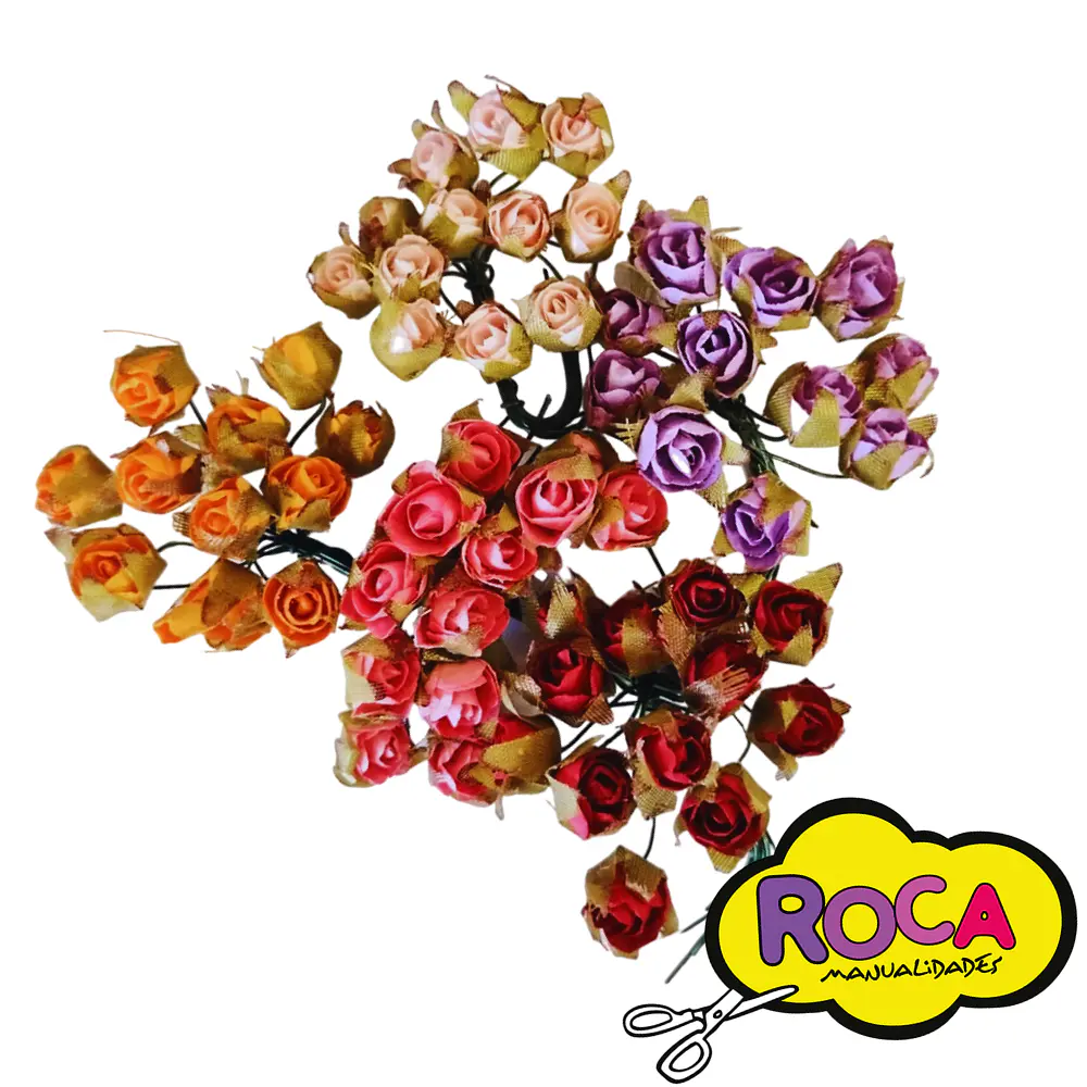 MINI ROSAS DECORATIVAS