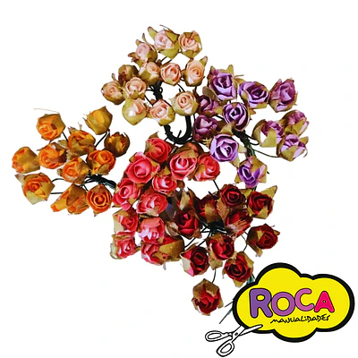 MINI ROSAS DECORATIVAS