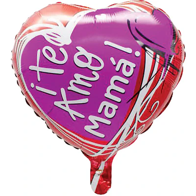 GLOBO DIA DE LA MAMÁ - CORAZÓN DIFERENTES DISEÑOS  