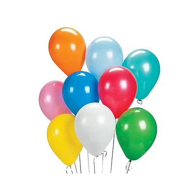 GLOBO N°12 STANDAR 50 UNID COLORES SURTIDOS BIG PARTY