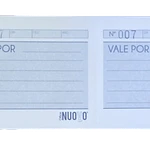 TALONARIO VALE POR 100HJS.