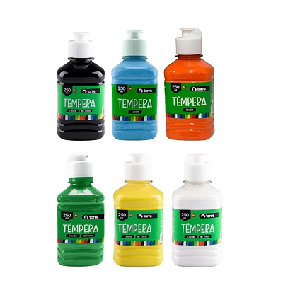 TEMPERA 250 ML - DIFERENTES COLORES TORRE